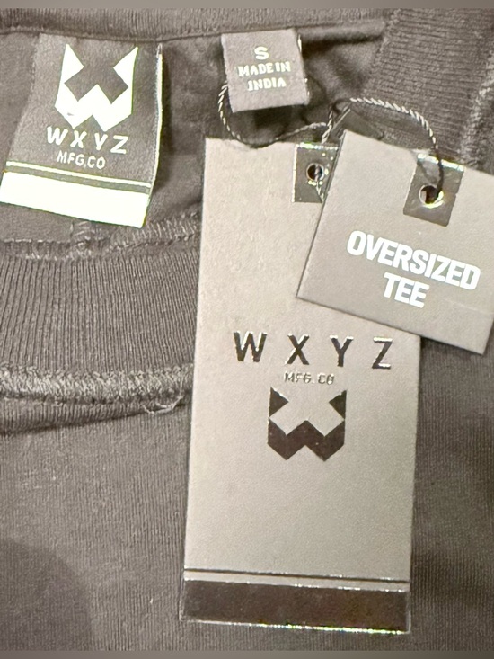 NWT - WXYZ Visual Industries Los Angeles Oversized Graphic Tee Black Size Small - Picture 5 of 6